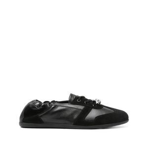 3Juin Black Ballet Flats Women